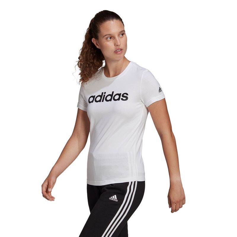 ADIDAS - Camiseta de Algodón para Mujer Slim Fit Adidas 