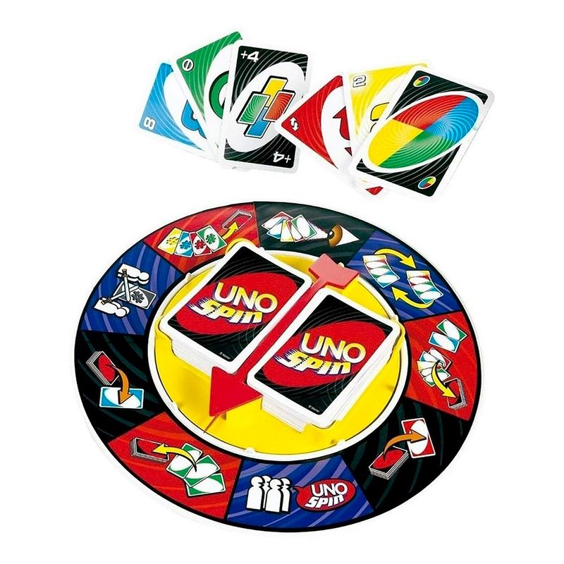 MATTEL - Juego de carta Mattel Games UNO Spin