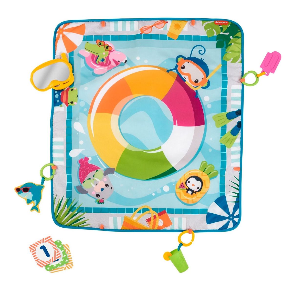 FISHER - Juguete de bebé Fisher Price Tapete Diversión en la Alberca