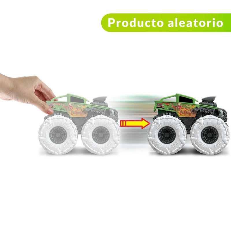 HOT WHEELS - Carro Hot Wheels Monster Trucks 1:43 Llantas Todo Terreno Surtido: Producto Aleatorio