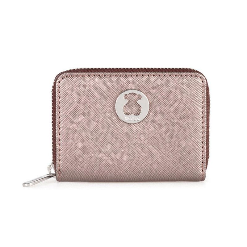 TOUS - Monedero TOUS Para Mujer Dubai Saffiano kaos Icon Efecto Cuero Bronce