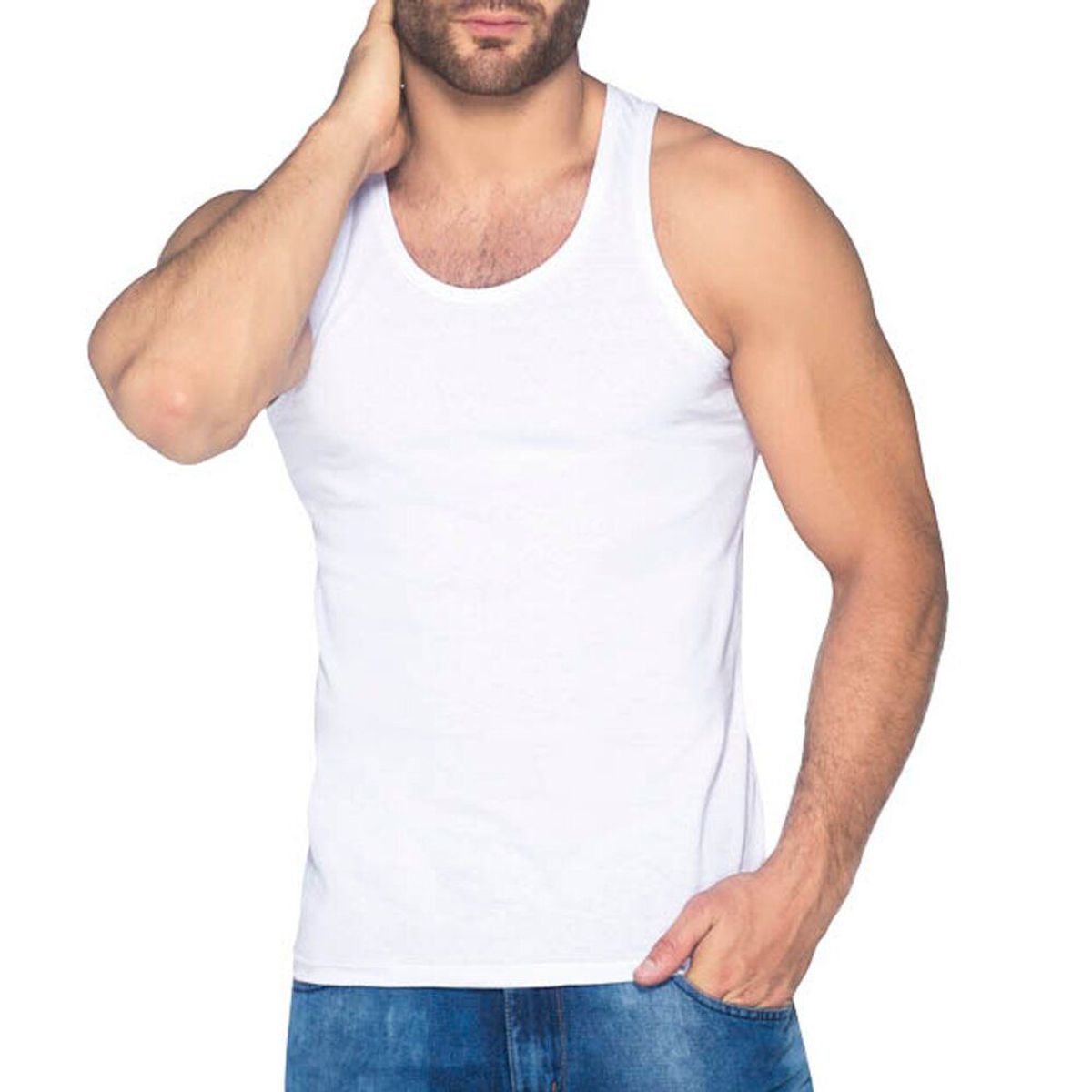 CROYDON - Camiseta esqueleto blanco para hombre