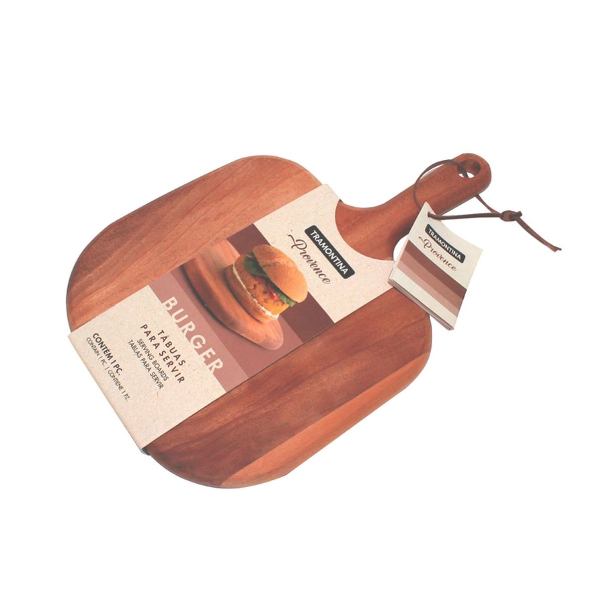 TRAMONTINA - Tabla de Madera Hamburguesa
