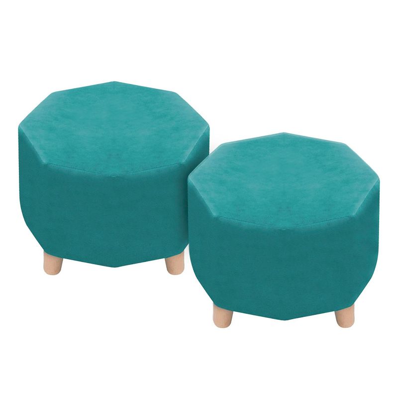 DORMILANDIA - Puff Moderno en Microfibra 28 x 30 cm Dormilandia 