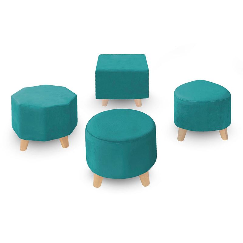 Puff Moderno en Microfibra 28 x 30 cm Dormilandia DORMILANDIA ...