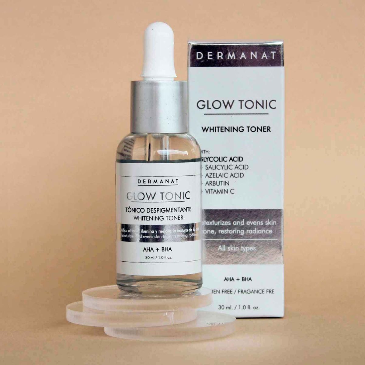 DERMANAT - Tónico Facial Glow Tonic Noche Dermanat para Todo tipo de piel 30 ml