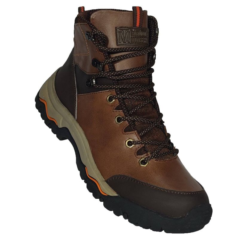 CALZADO CON ALTURA MONSERRATE - Botas en CUERO tipo outdoor de hombre marca Monserrate Alaska alamo_.