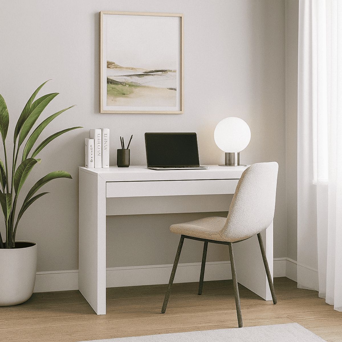 MUEBLES 2020 - Escritorio Tokio blanco