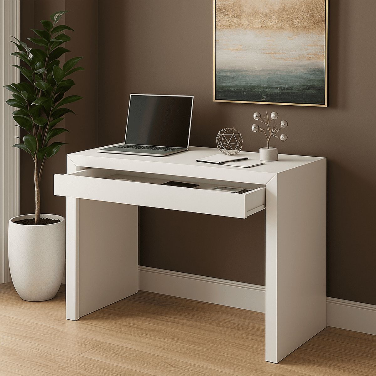 MUEBLES 2020 - Escritorio Tokio blanco