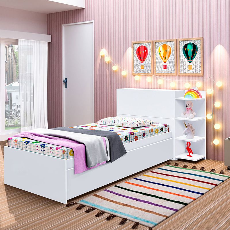 MUEBLES 2020 - Cama Infantil Gea Blanco