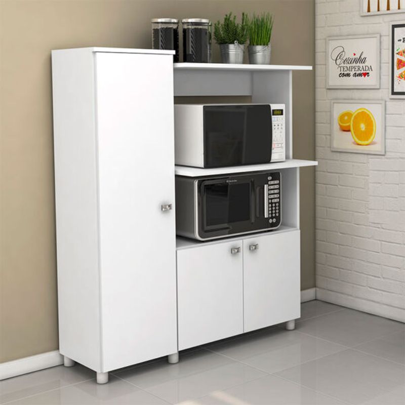 MUEBLES 2020 - Mueble auxiliar de cocina Segovia blanco