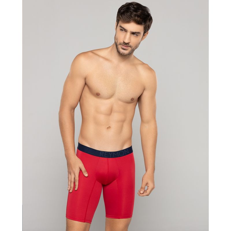 REYMON - Bóxer Básico En Poliéster Largo Para Hombre Ref3189