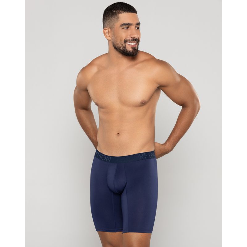 REYMON - Bóxer Básico En Poliéster Largo Para Hombre Ref3189