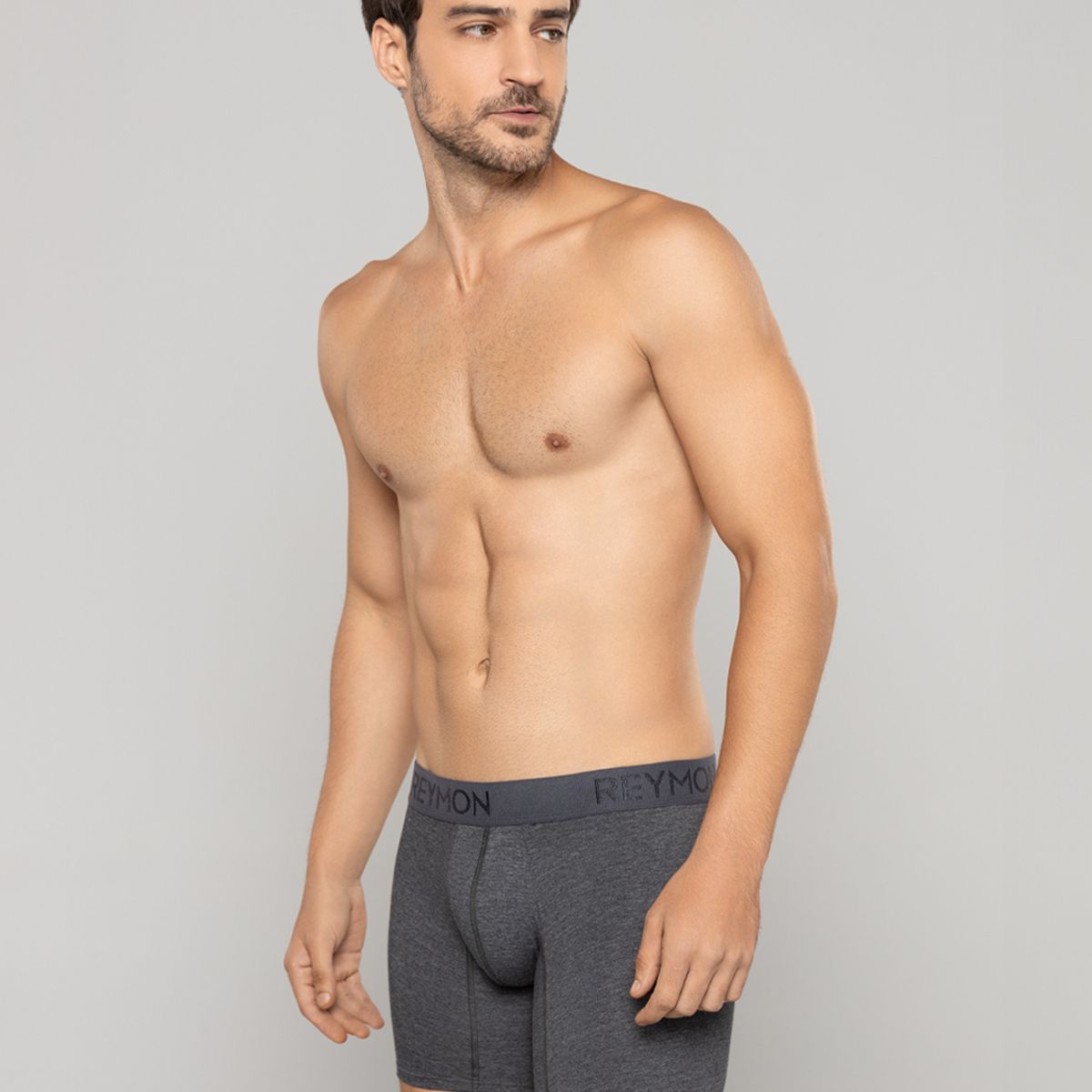 REYMON - Bóxer Semilargo Unicolor Para Hombre Ref. 3010