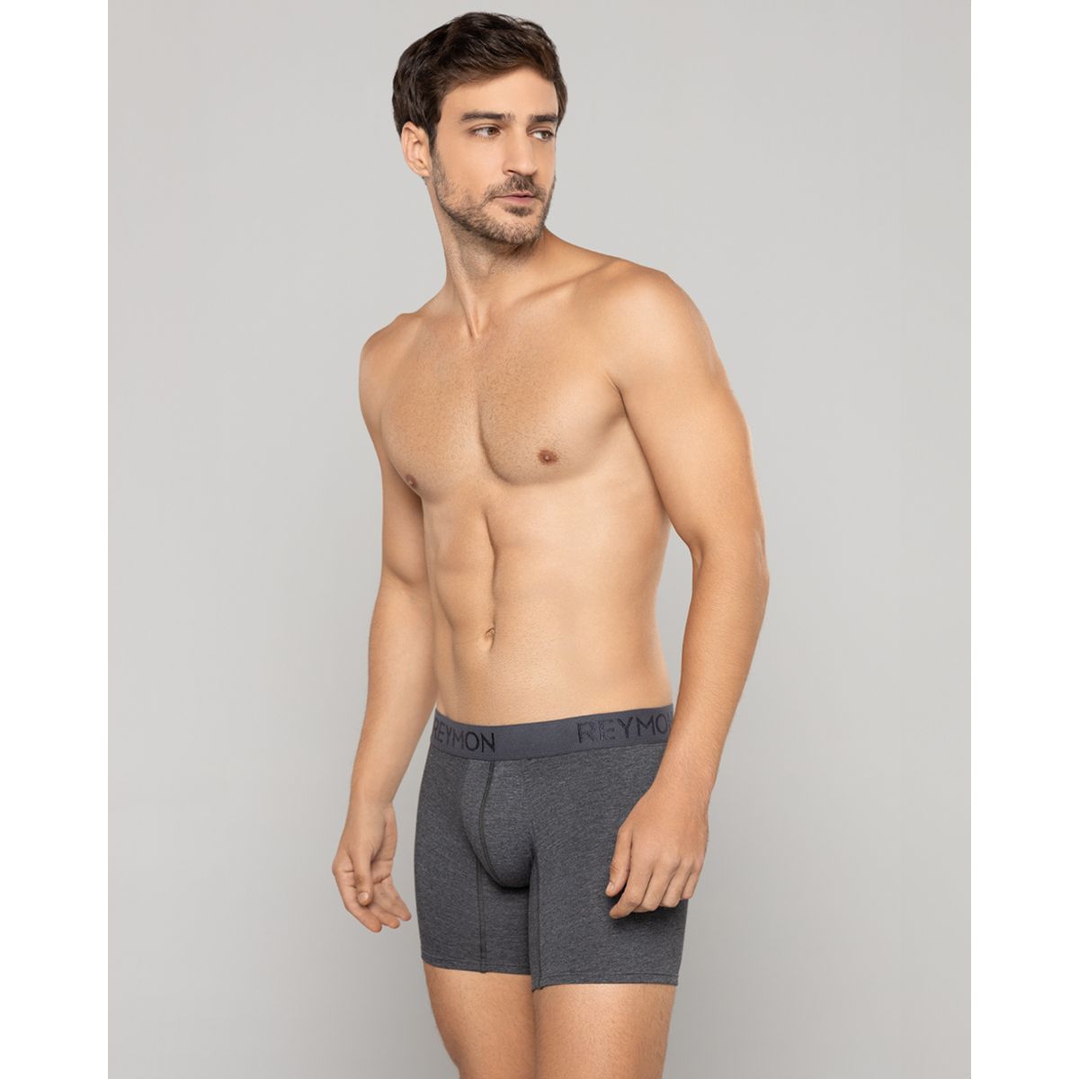 REYMON - Bóxer Semilargo Unicolor Para Hombre Ref. 3010