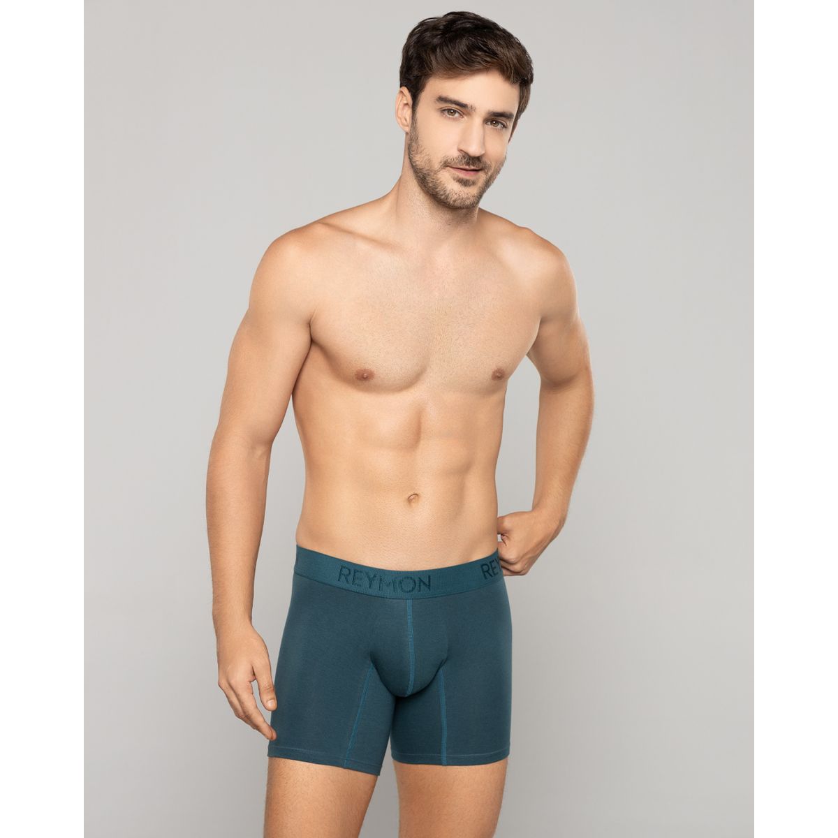 REYMON - Bóxer Semilargo Unicolor Para Hombre Ref. 3010