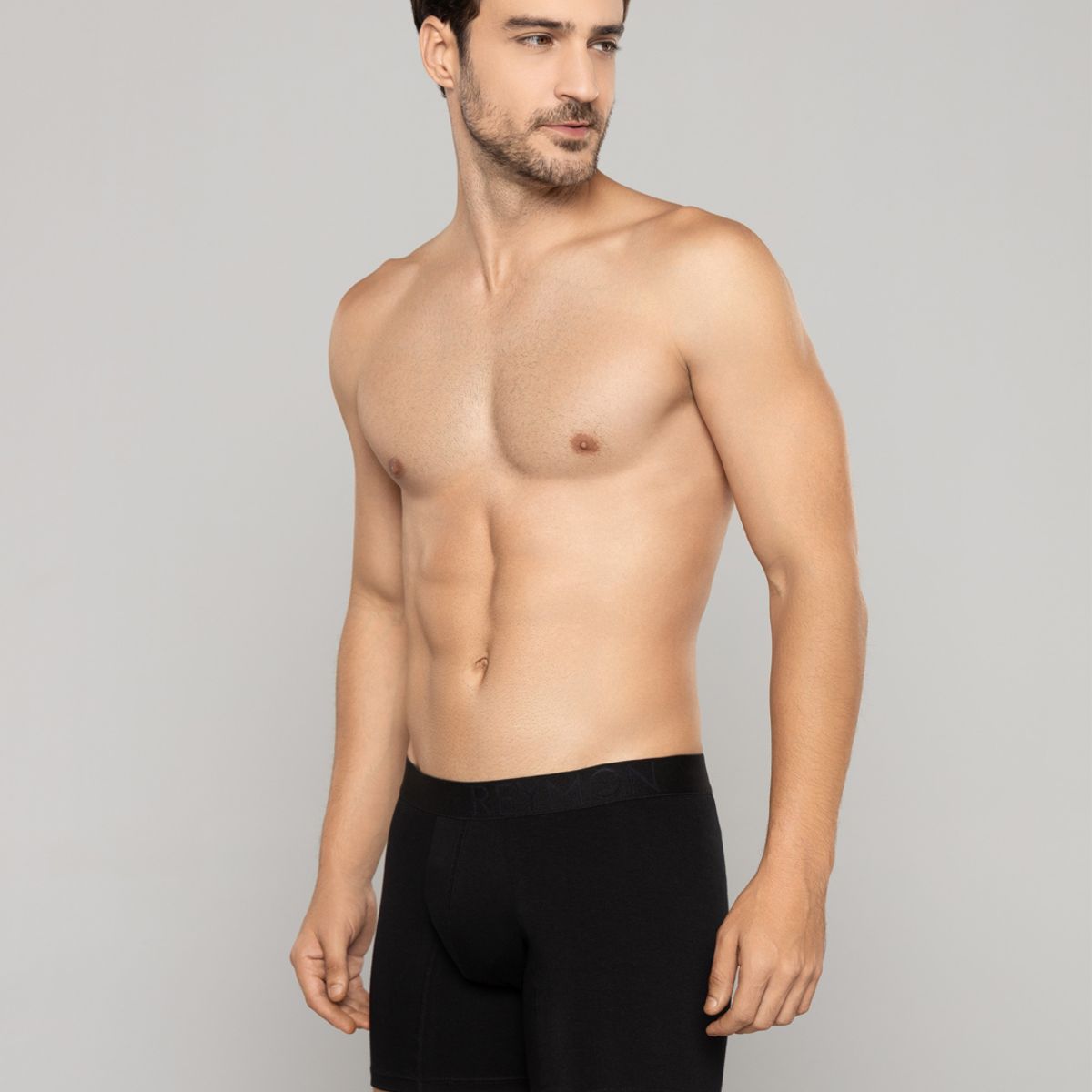 REYMON - Bóxer Semilargo Unicolor Para Hombre Ref. 3010