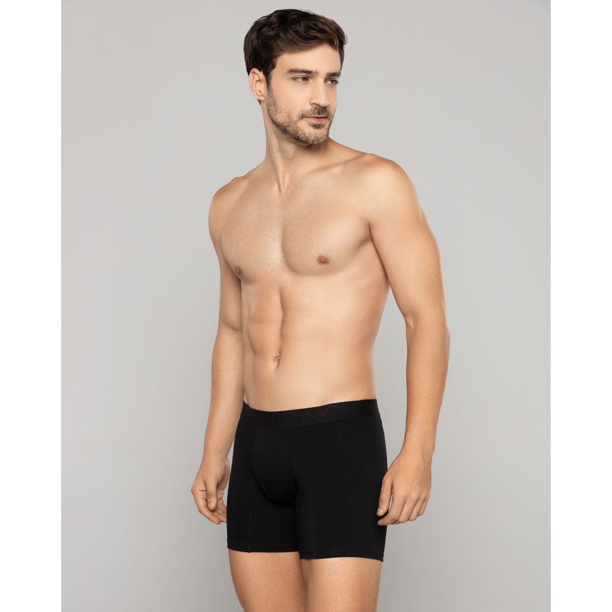 REYMON - Bóxer Semilargo Unicolor Para Hombre Ref. 3010