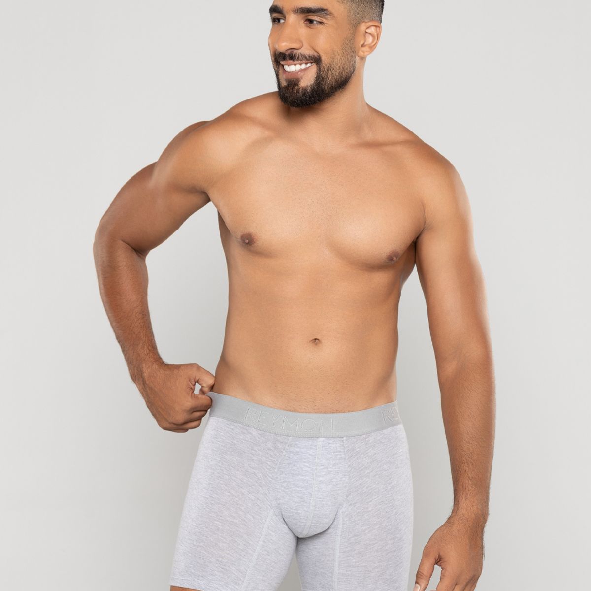 REYMON - Bóxer Semilargo Unicolor Para Hombre Ref. 3010