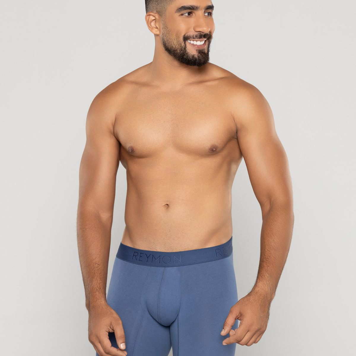 REYMON - Bóxer Semilargo Unicolor Para Hombre Ref. 3010