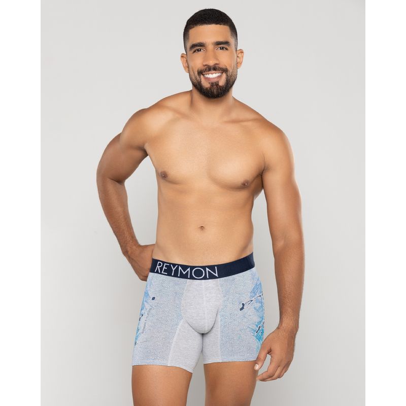 REYMON - Bóxer Semilargo Estampado Para Hombre Ref3029