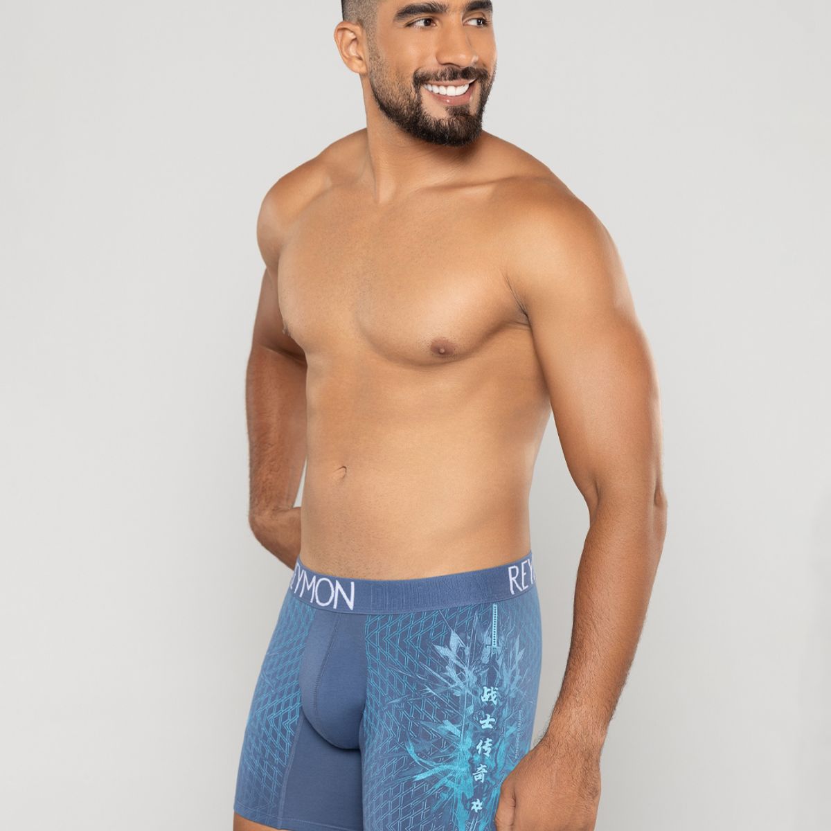REYMON - Bóxer Semilargo Estampado Para Hombre Ref3029
