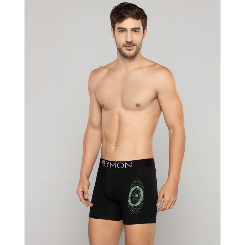 REYMON - Bóxer semilargo bragueta vertical para hombre