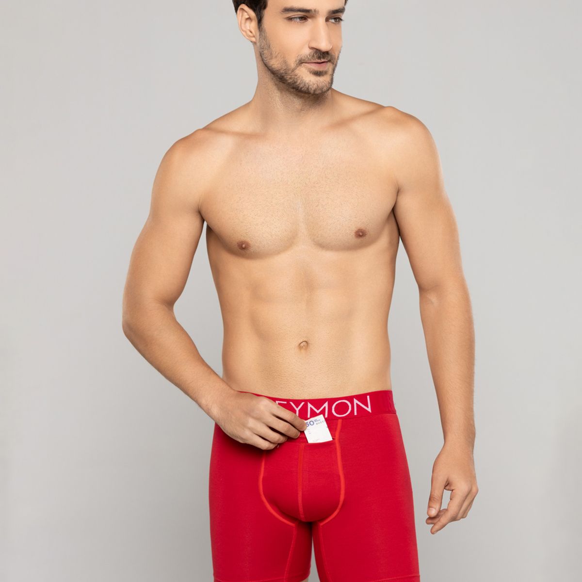 REYMON - Bóxer Semilargo Con Bolsillo De Seguridad Para Hombre Ref3040