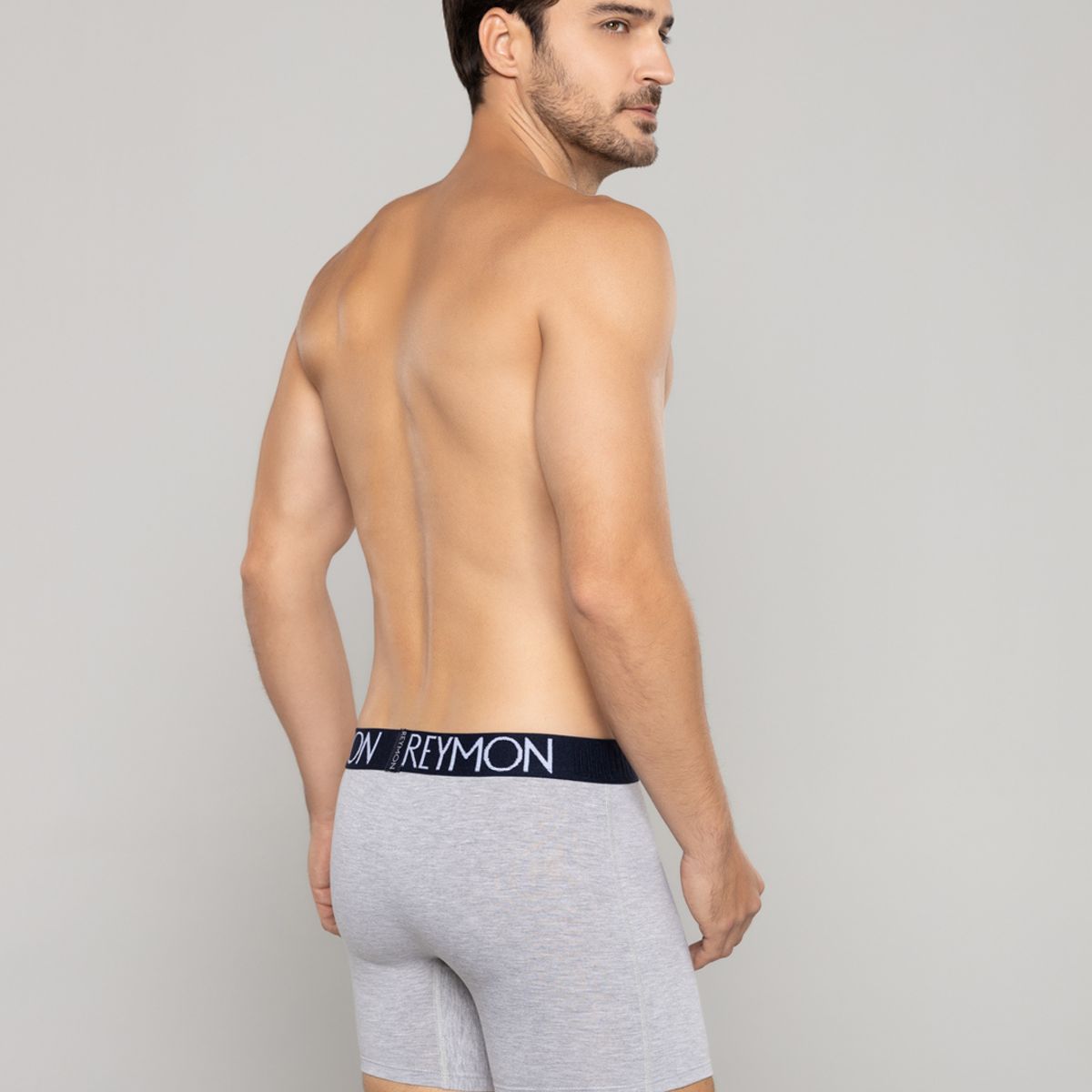 REYMON - Bóxer Semilargo Con Bolsillo De Seguridad Para Hombre Ref3040