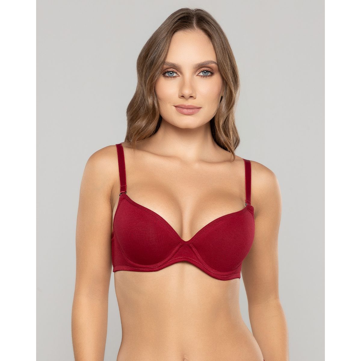 REYMON - Brasier Básico Unicolor En Algodón Ref. 403