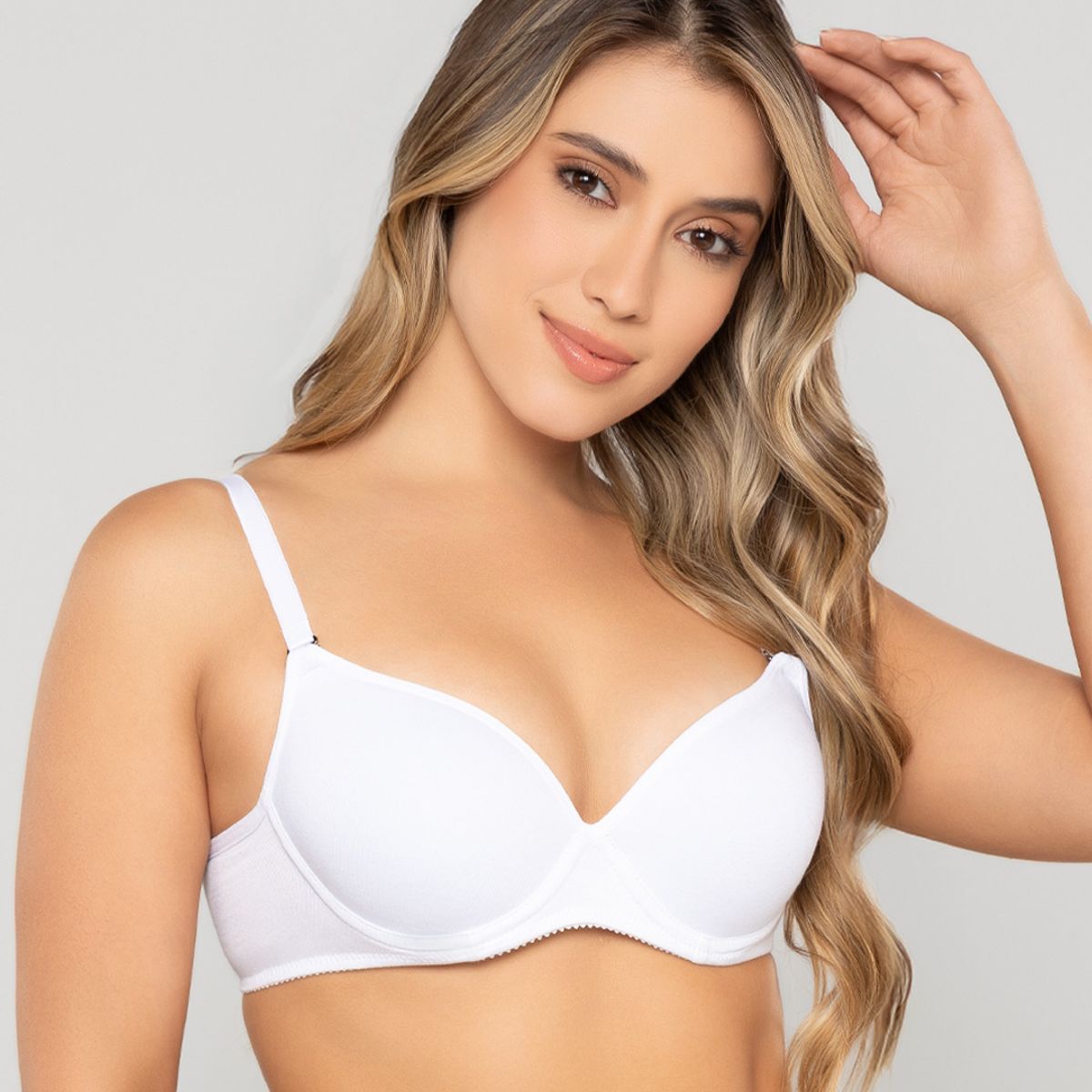 REYMON - Brasier Básico Unicolor En Algodón Ref. 403