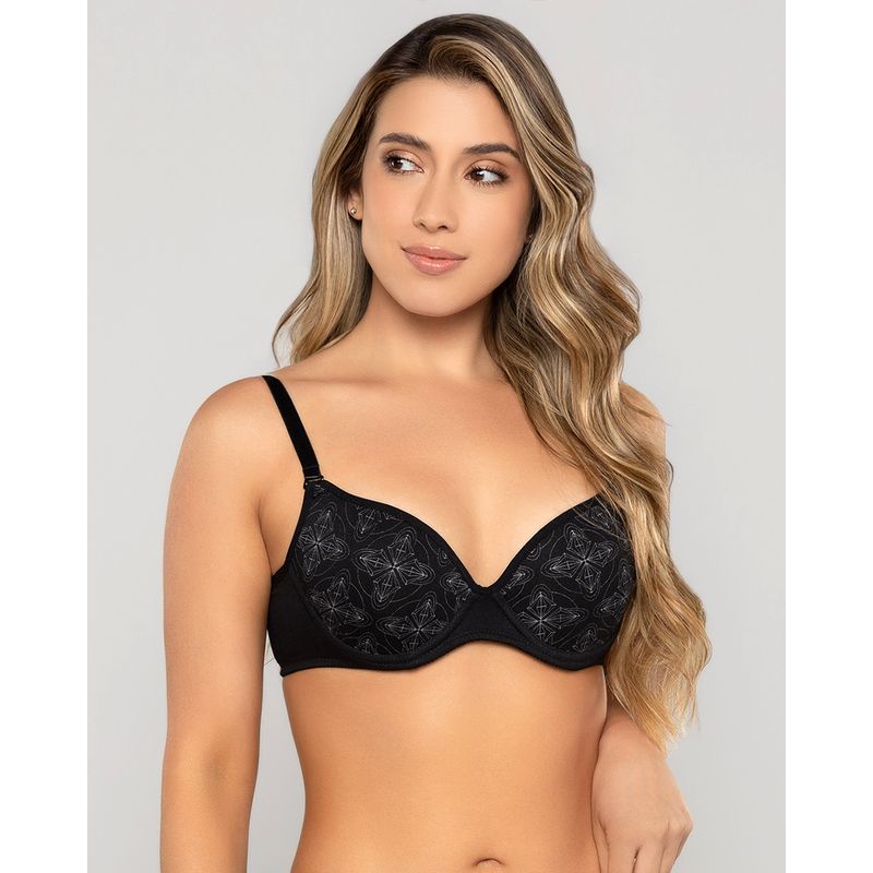 REYMON - Brasier Básico Copas Estampadas En Algodón Ref. 404