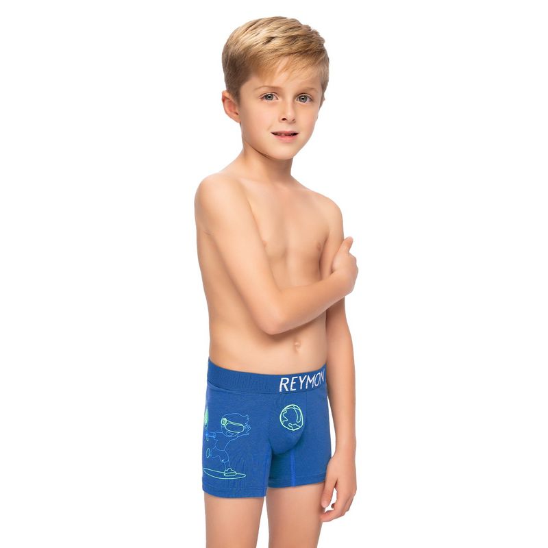 REYMON - Bóxer estampado neon para niño kd