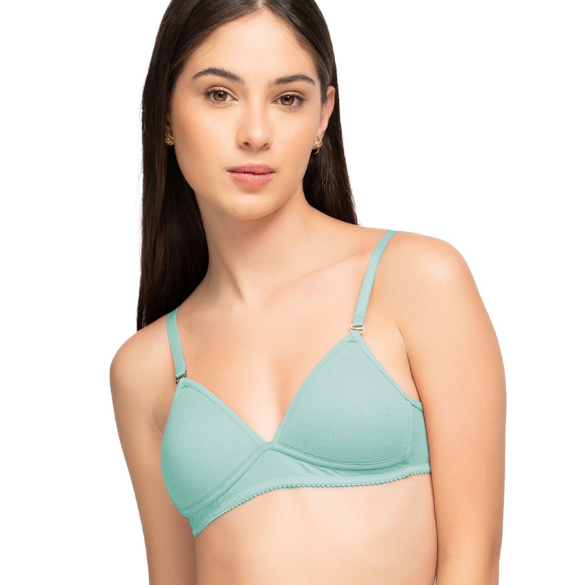 REYMON - Top acostumbrador básico unicolor para niña teen.