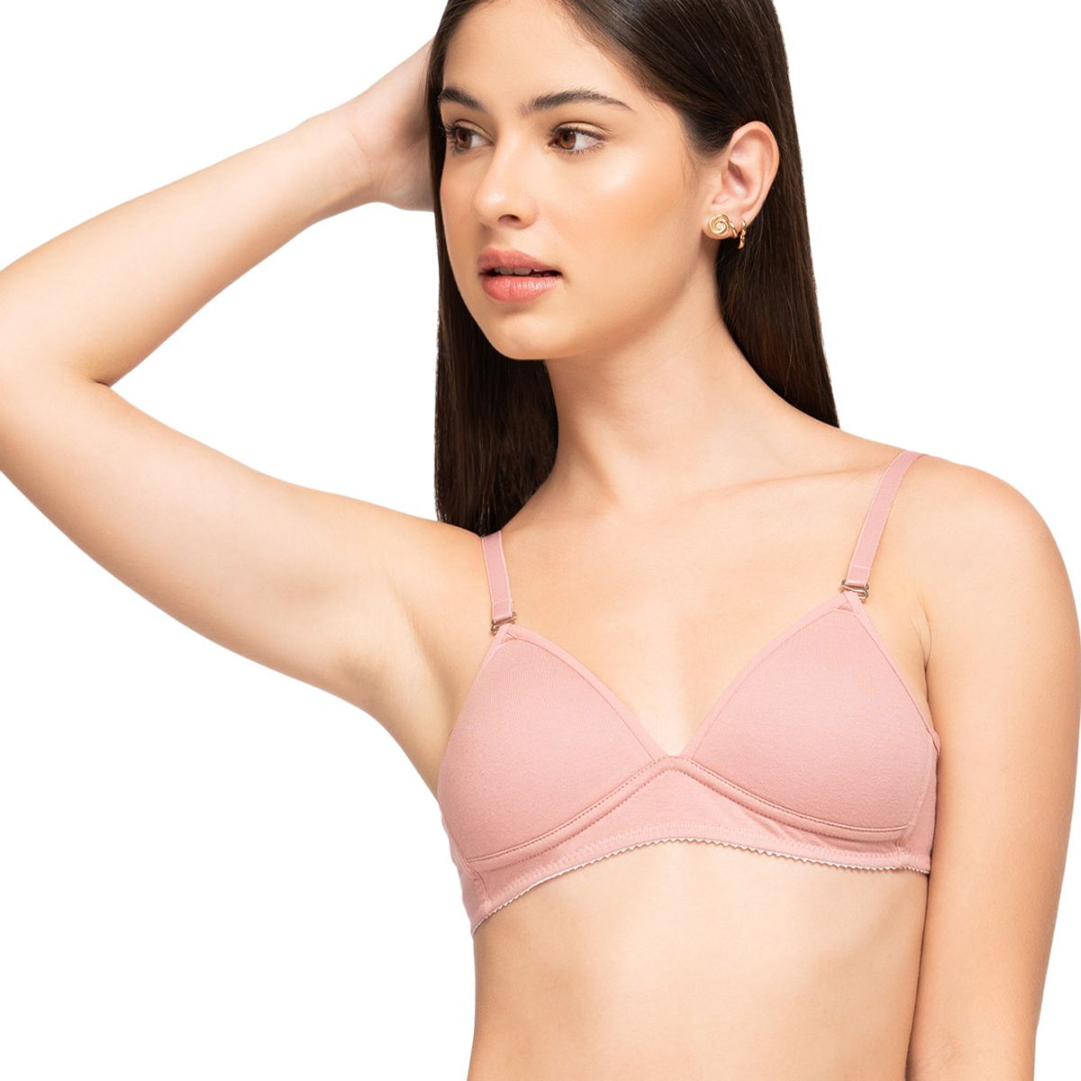 REYMON - Top acostumbrador básico unicolor para niña teen.
