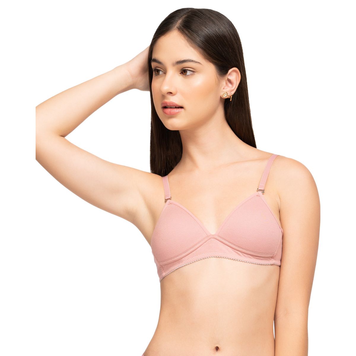 REYMON - Top acostumbrador básico unicolor para niña teen.