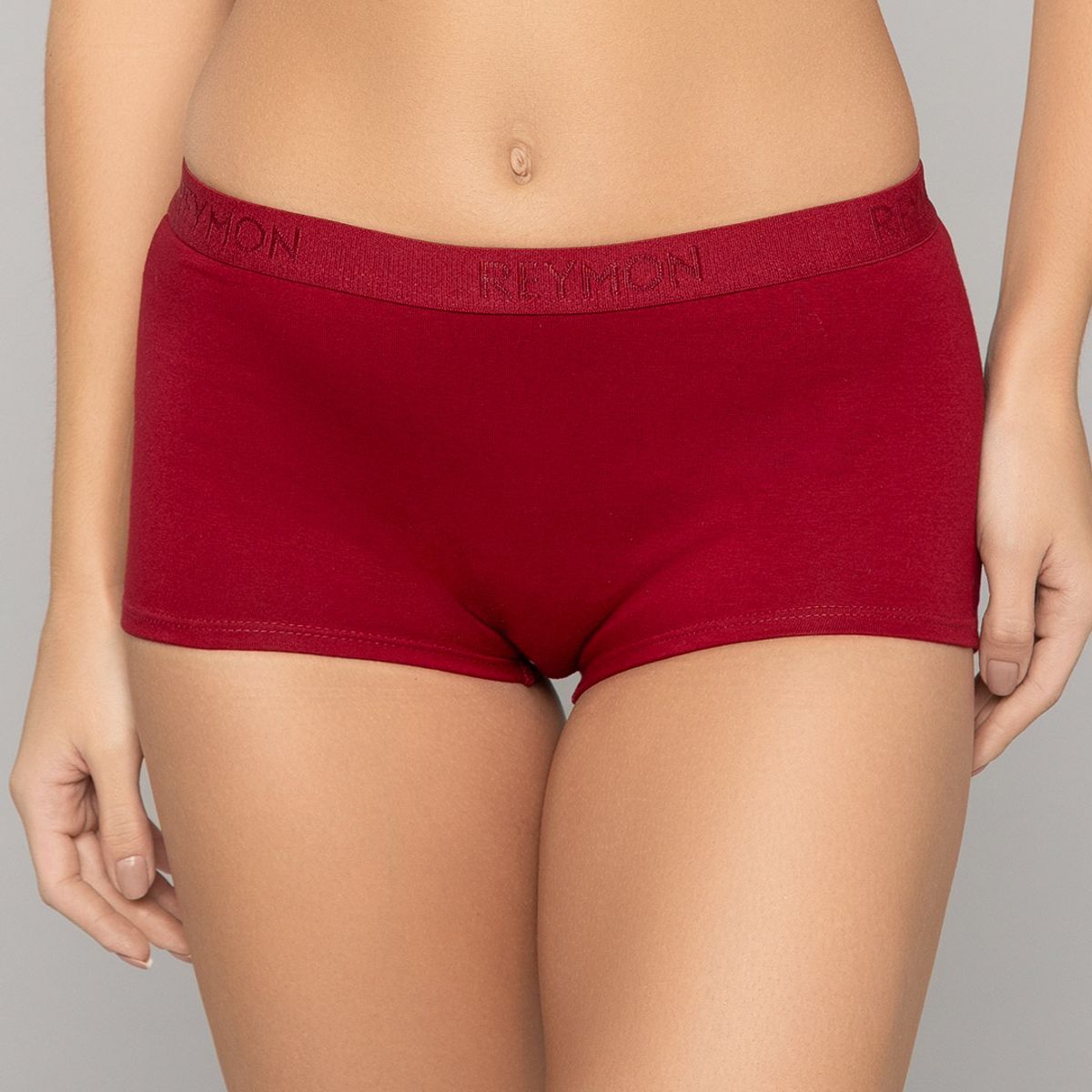 REYMON - Bóxer Tiro Alto Unicolor Para Mujer Ref. 8011