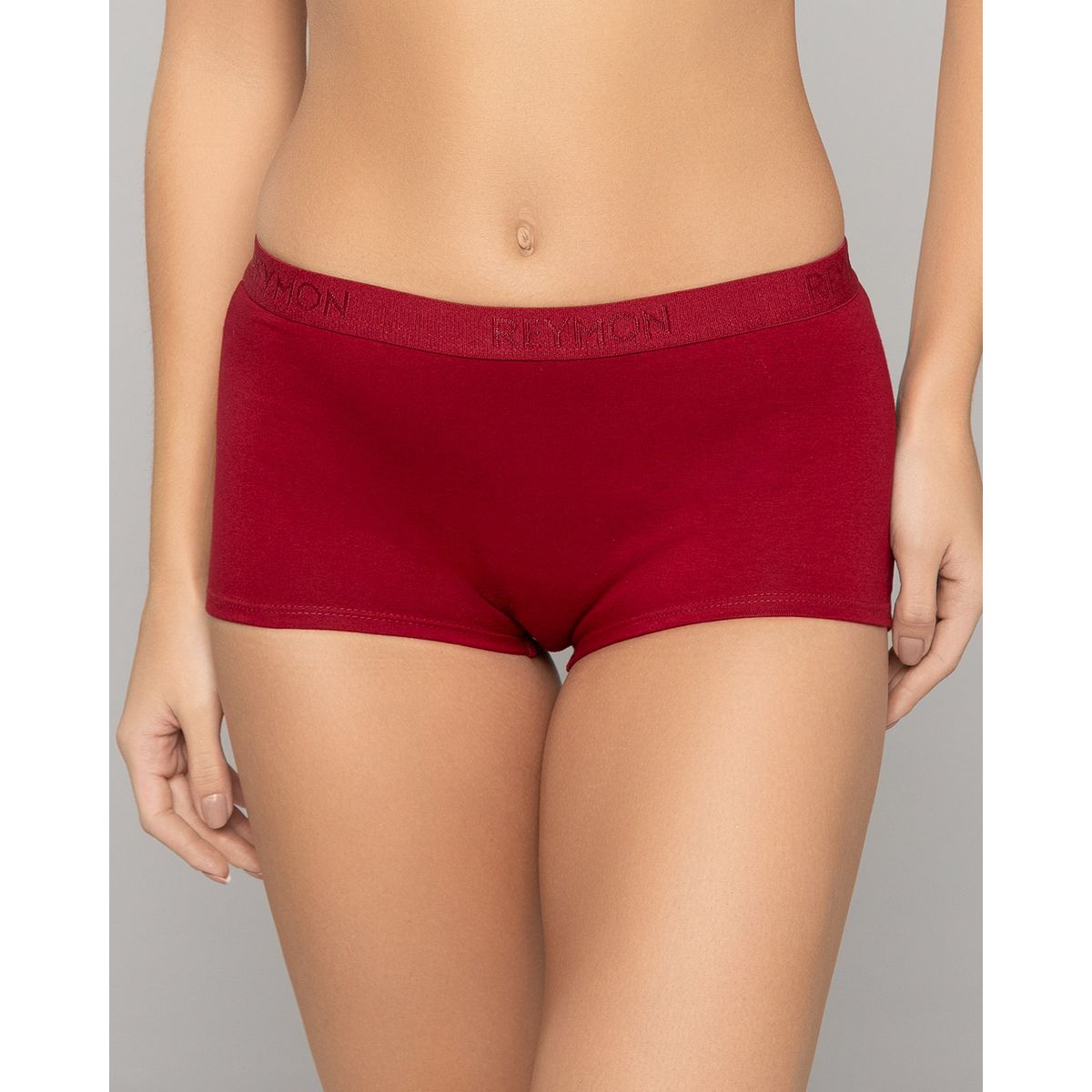 REYMON - Bóxer Tiro Alto Unicolor Para Mujer Ref. 8011