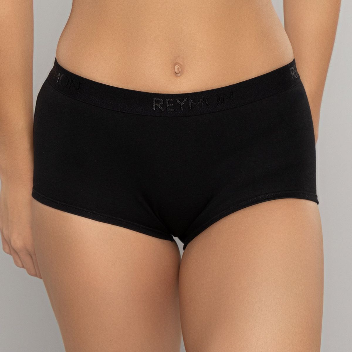 REYMON - Bóxer Tiro Alto Unicolor Para Mujer Ref. 8011