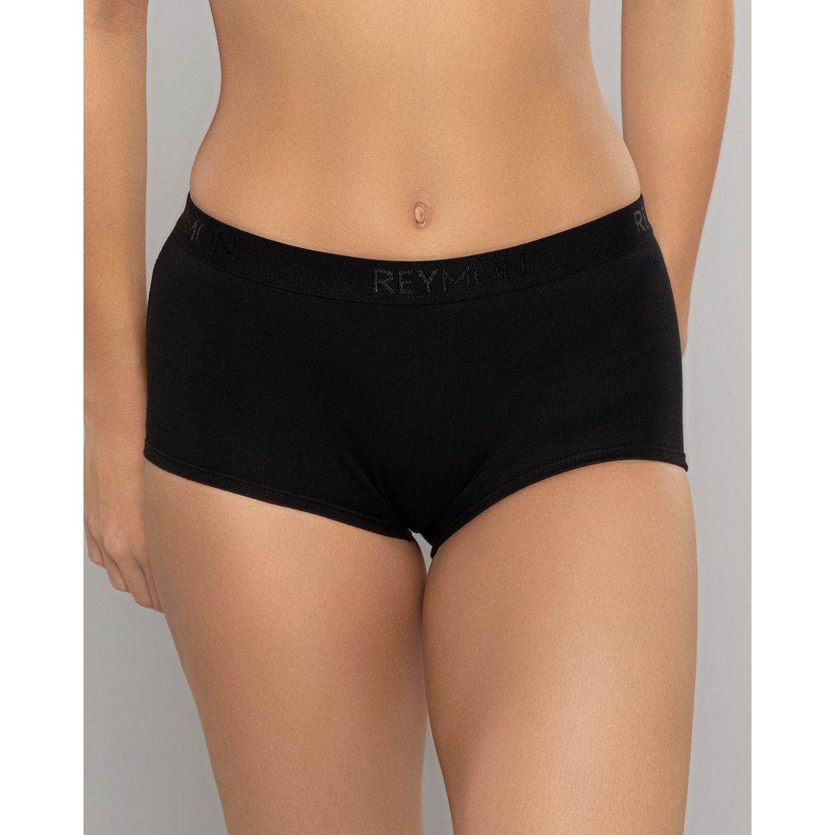 REYMON - Bóxer Tiro Alto Unicolor Para Mujer Ref. 8011