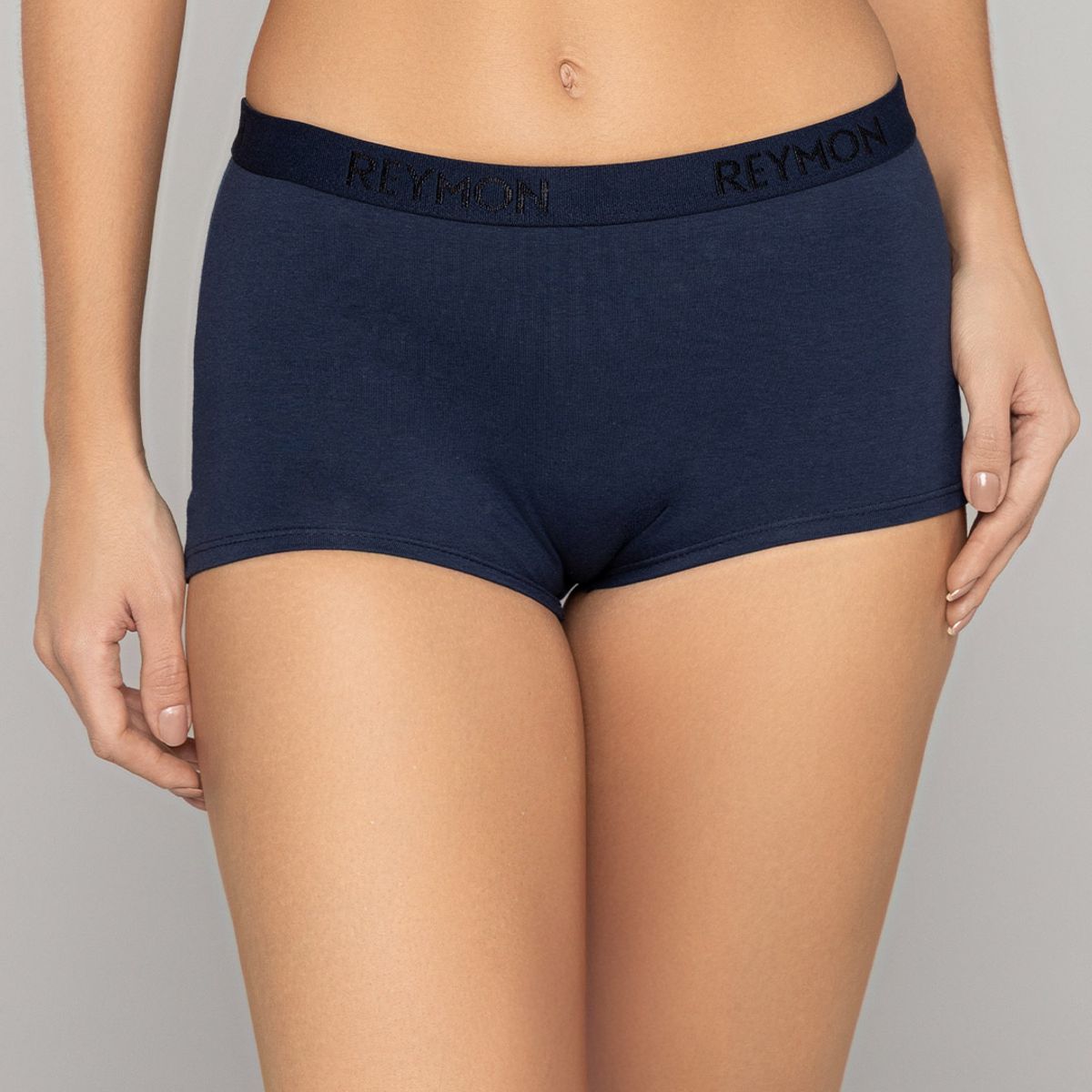 REYMON - Bóxer Tiro Alto Unicolor Para Mujer Ref. 8011