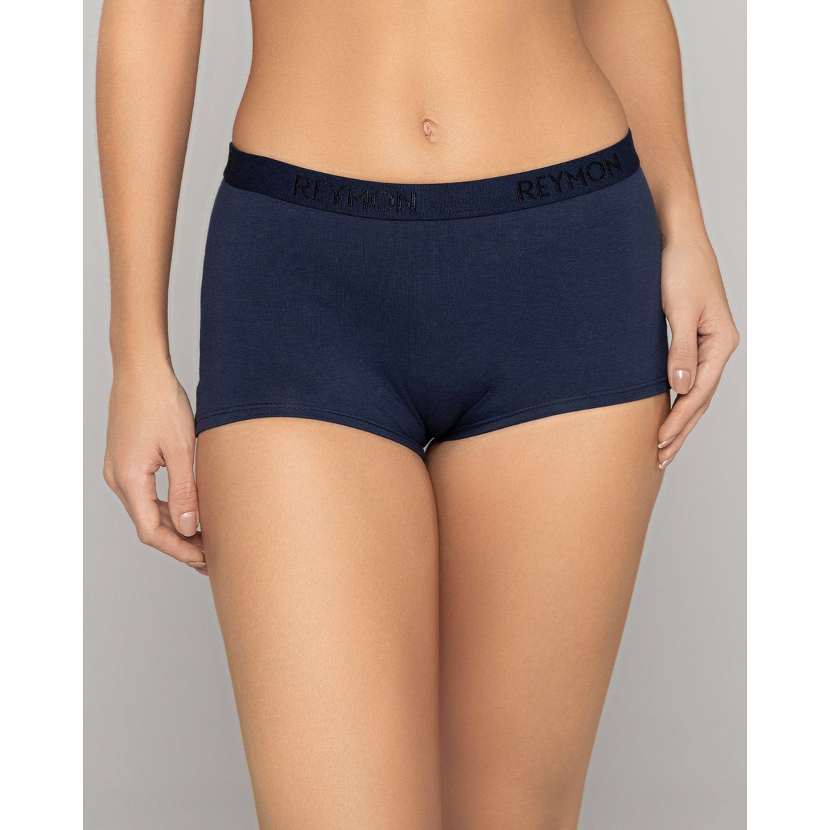 REYMON - Bóxer Tiro Alto Unicolor Para Mujer Ref. 8011