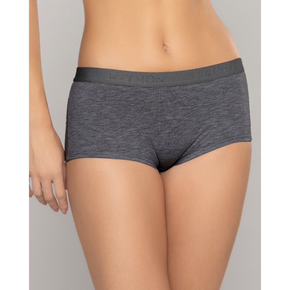 REYMON - Bóxer Tiro Alto Unicolor Para Mujer Ref. 8011