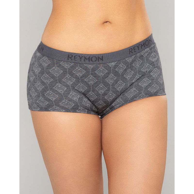REYMON - Bóxer Tiro Alto Estampado Para Mujer Ref. 8017.-