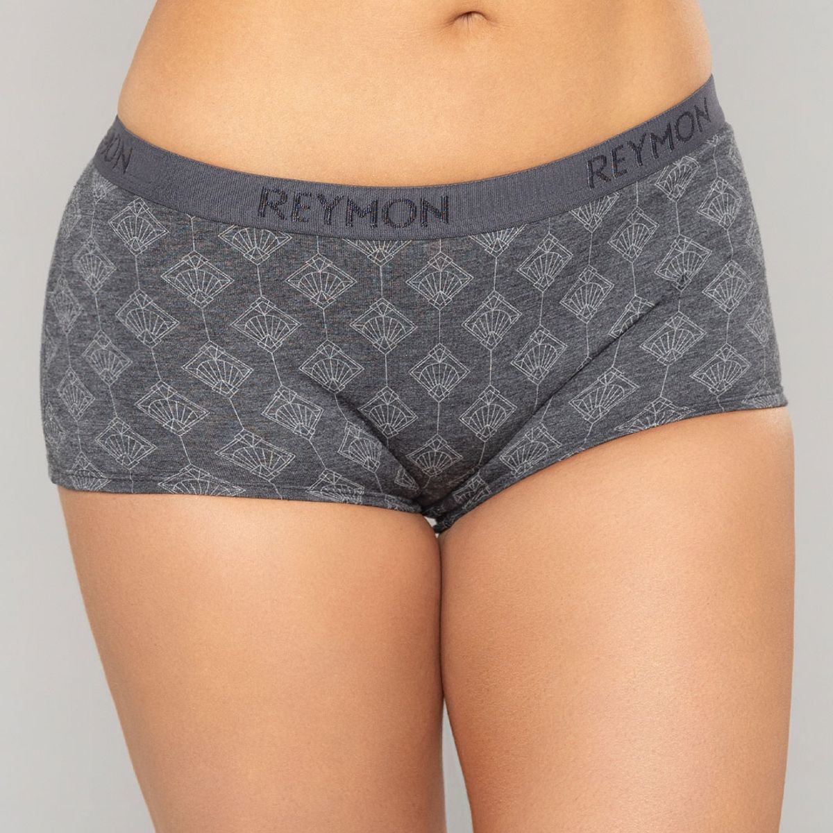REYMON - Bóxer Tiro Alto Estampado Para Mujer Ref. 8017.-