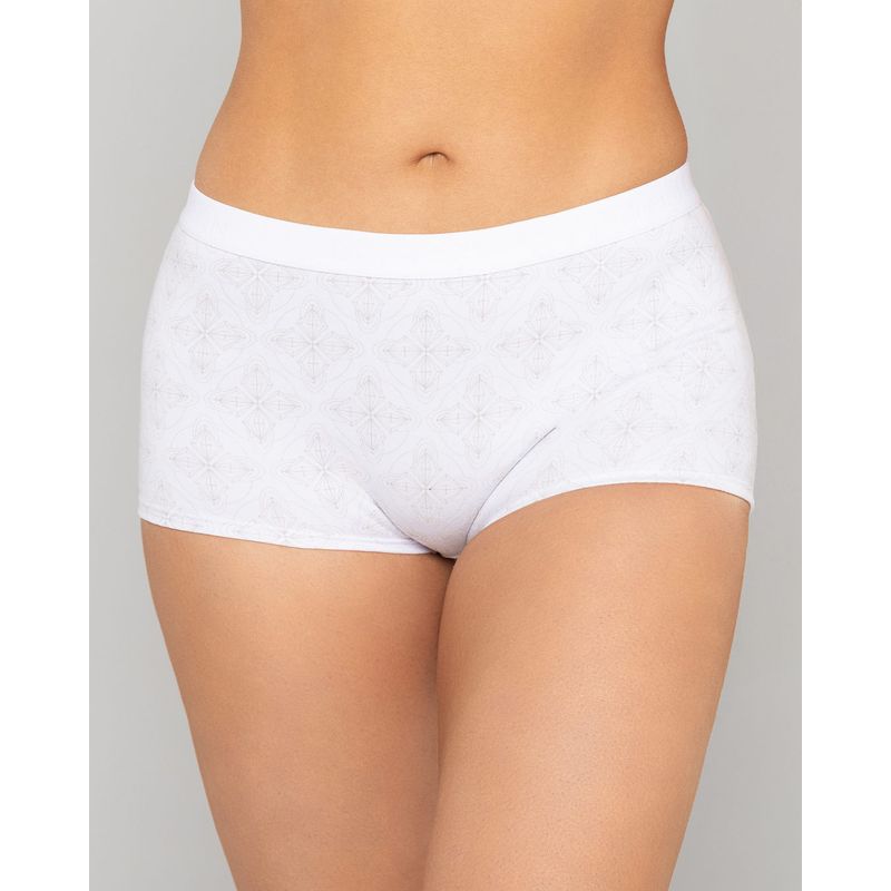 REYMON - Bóxer Tiro Alto Estampado Para Mujer Ref. 8017.-
