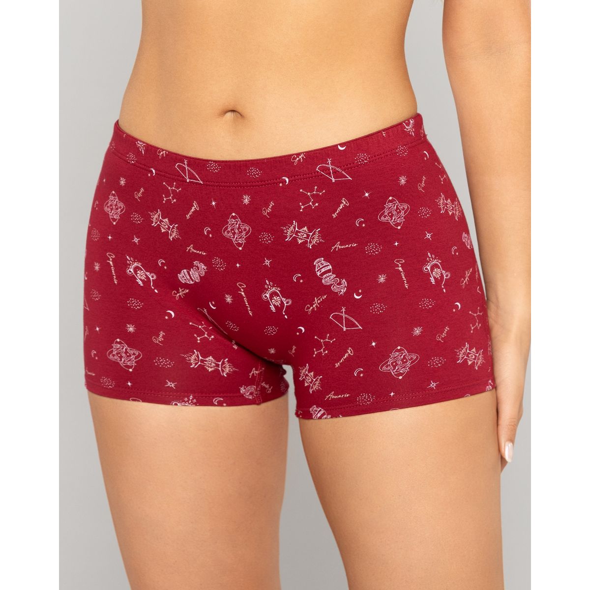 REYMON - Bóxer largo alto full estampado para mujer ref 8023