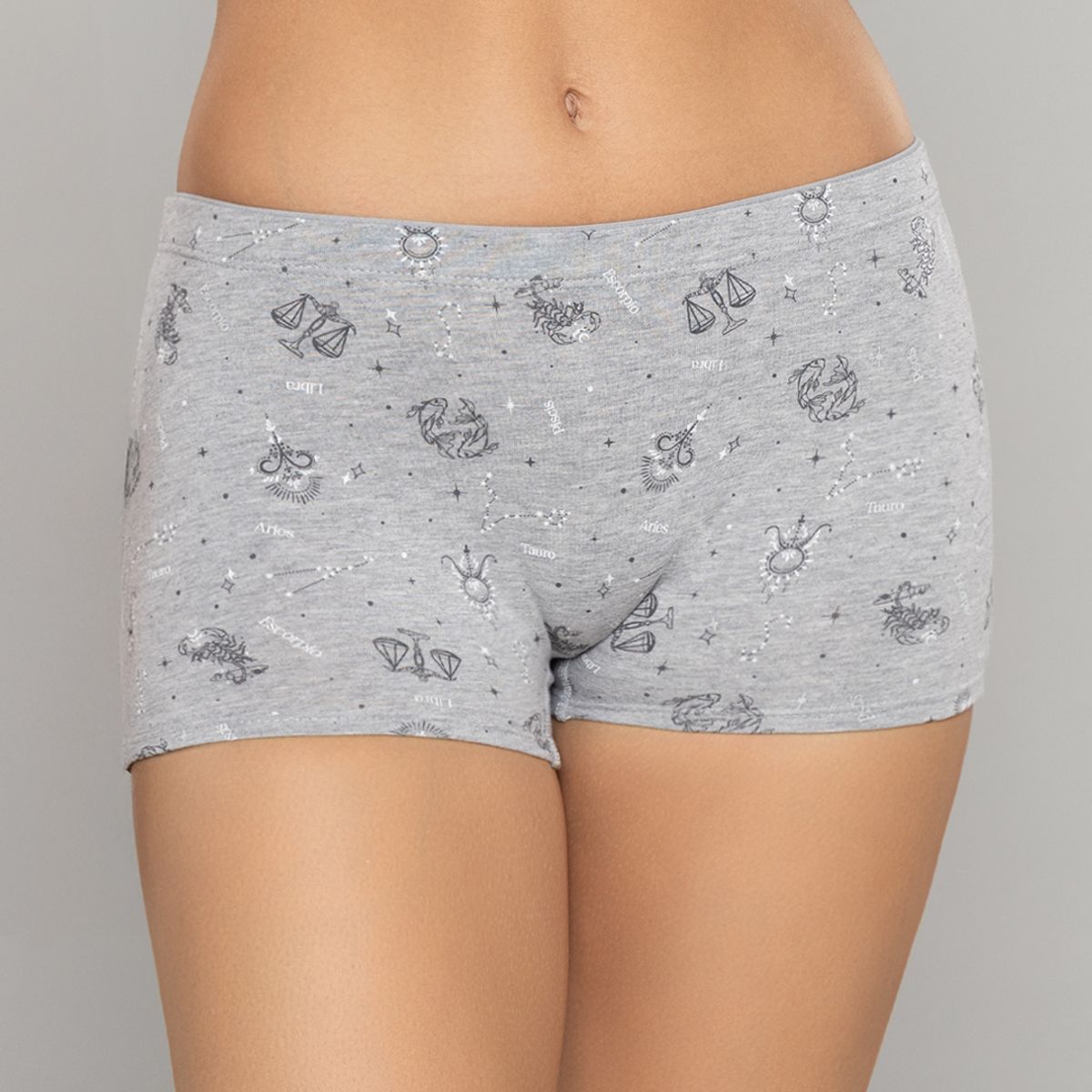 REYMON - Bóxer largo alto full estampado para mujer ref 8023