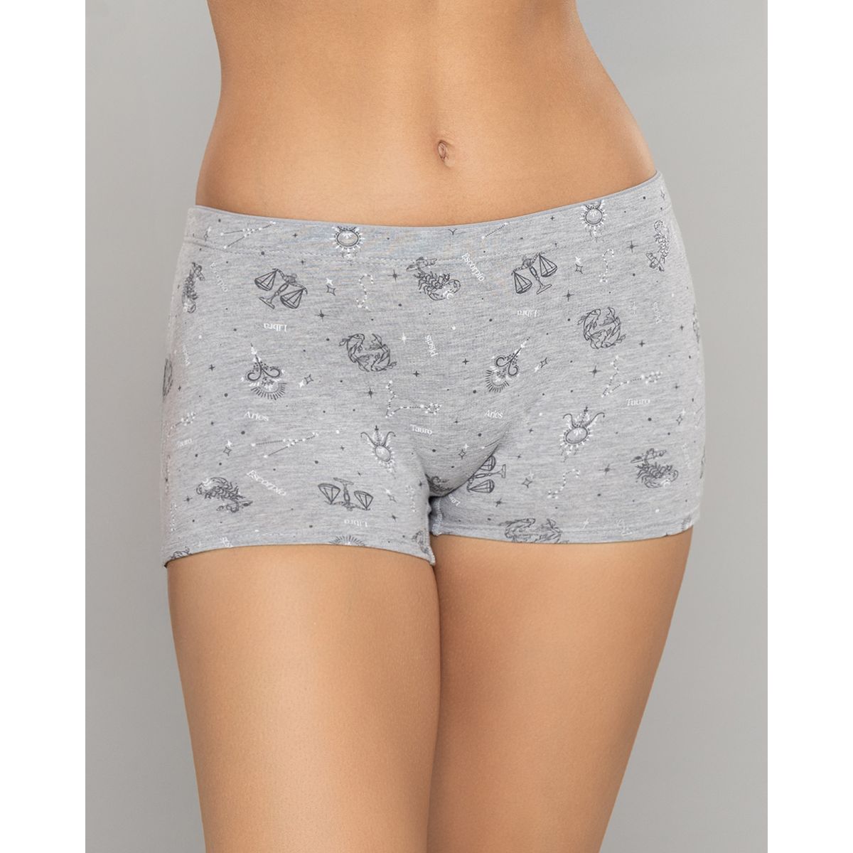 REYMON - Bóxer largo alto full estampado para mujer ref 8023