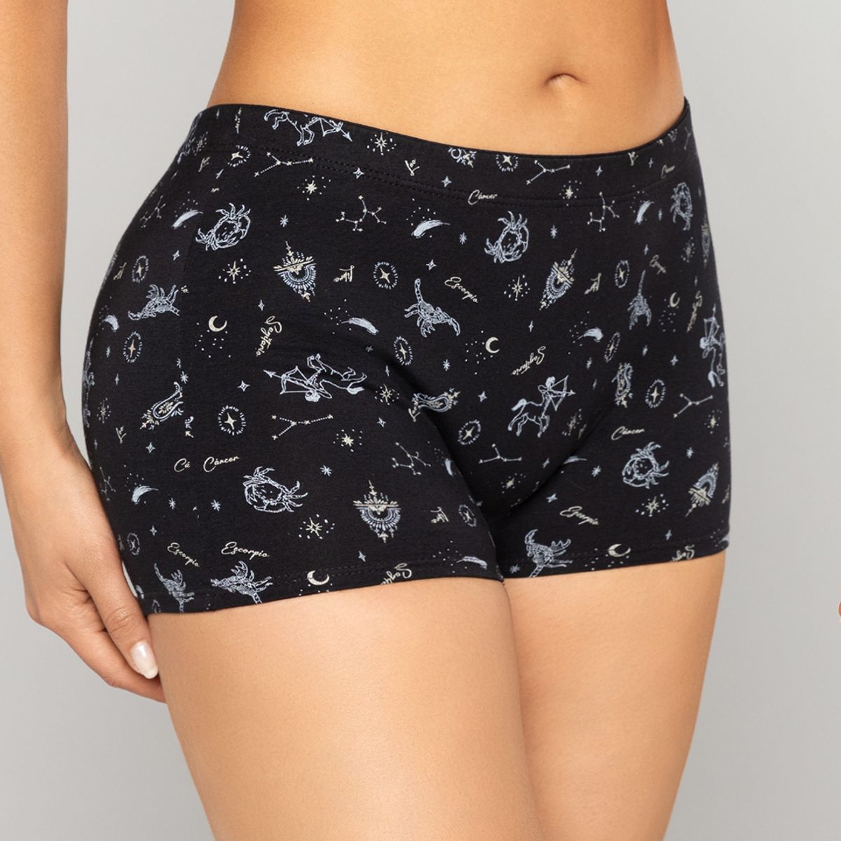 REYMON - Bóxer largo alto full estampado para mujer ref 8023